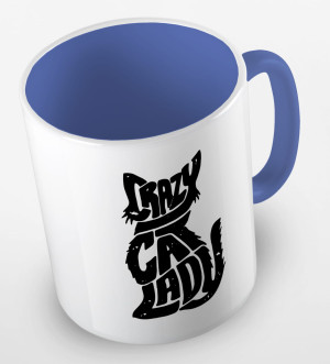 Kubek crazy cat lady 01