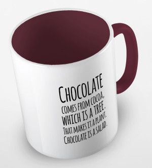 Kubek chocolate is a salad