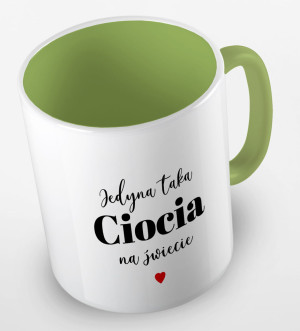 Kubek jedyna taka ciocia na świecie