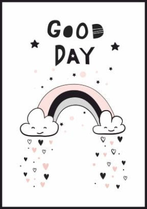 Plakat Tęcza "Good day"