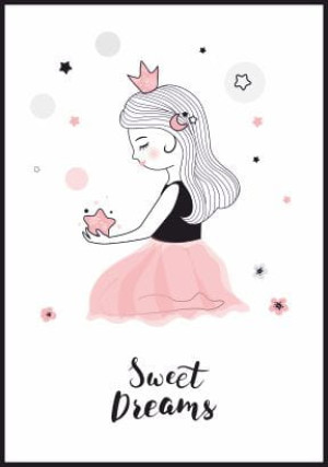 Plakat Sweet dreams little princess