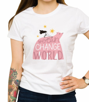Koszulka we can change the world