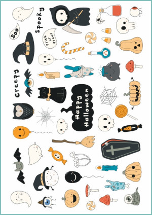 Tatuaże tymczasowe Halloween 32