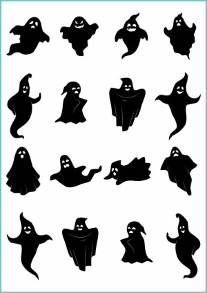 Tatuaże tymczasowe duchy na Halloween