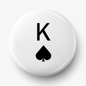 Button król pik