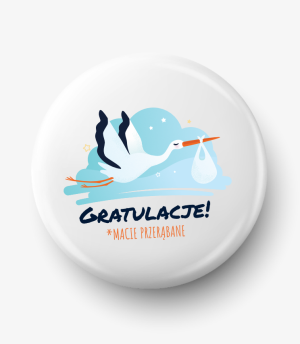 Button gratulacje macie przerąbane