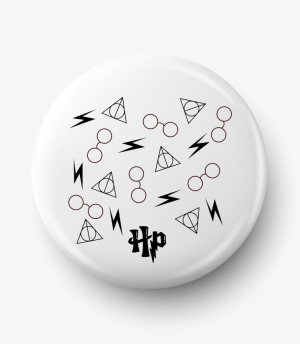 Button thunder glass insignia
