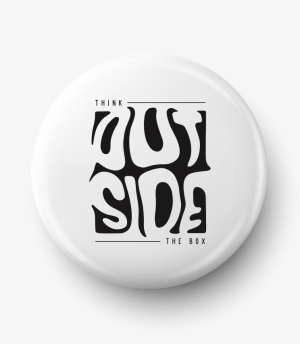 Button think outside the box