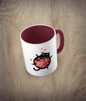 Kubek cat full of love
