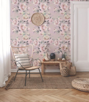 Tapeta delikatne peonie