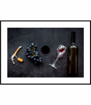Plakat open the wine