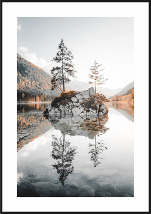 Plakat jezioro Hintersee