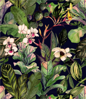 Próbka tapety ogród botaniczny
