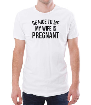 Koszulka Wife is pregnant - żona w ciąży