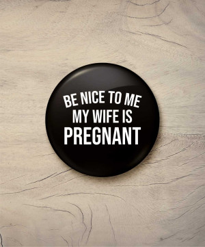Button wife is pregnant