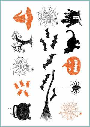 Tatuaże tymczasowe halloween 07