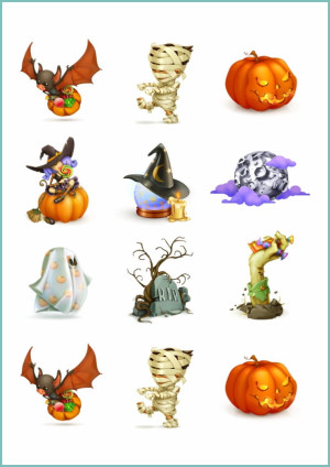Tatuaże tymczasowe halloween 17