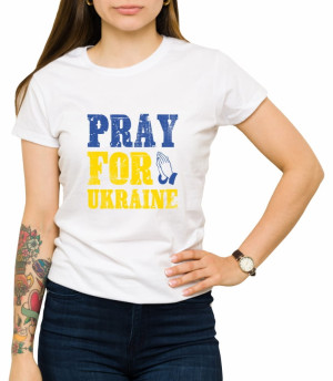 Koszulka módl się za Ukrainę