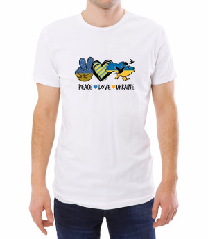 Koszulka peace love Ukraine