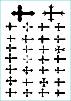 Tatuaże tymczasowe krzyże 012