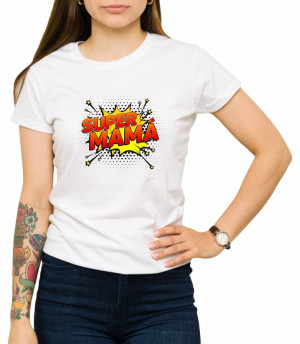 Koszulka super mama 02