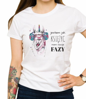 Koszulka jestem jak księżyc