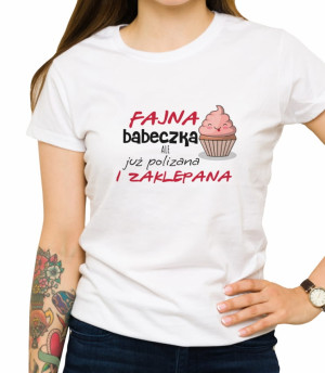 Koszulka fajna babeczka