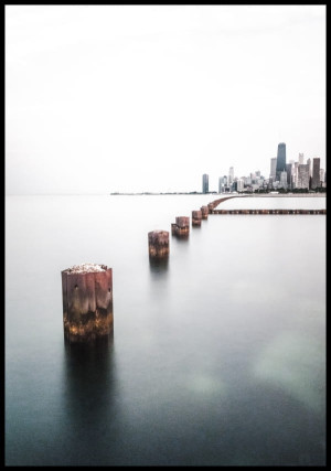 Plakat jezioro Michigan
