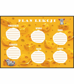 Plan lekcji myszki z serem