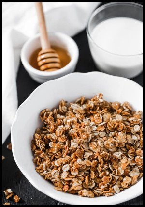 Plakat domowa granola
