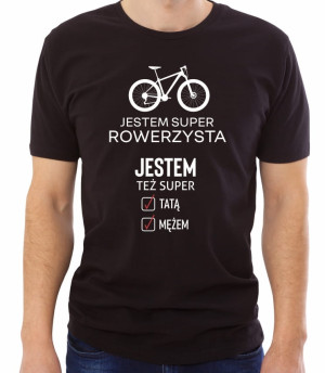 Koszulka super rowerzysta
