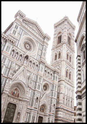 Plakat fasada Katedry Santa Maria del Fiore