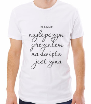 Koszulka najlepszym prezentem jest żona