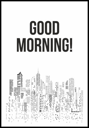 Plakat good morning 02