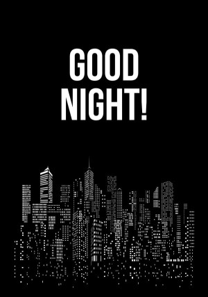 Plakat good night 02