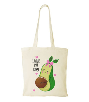 Torba bawełniana I love my baby