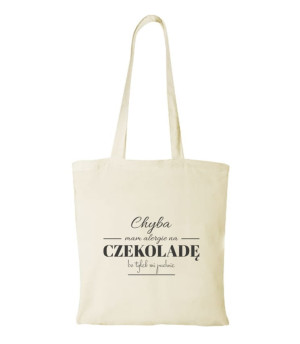 Torba bawełniana mam alergię na czekoladę