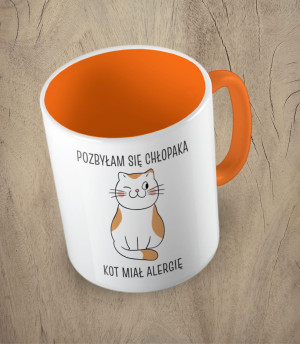 Kubek pozbyłam się chłopaka