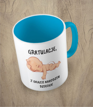 Kubek gratulacje z okazji narodzin dziecka