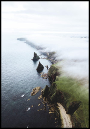 Plakat stosy morskie Duncansby