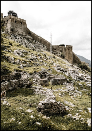 Plakat Kotor zamek na górze
