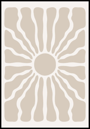 Plakat sunburst