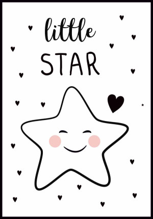 Plakat Little star - Mała gwiazdka