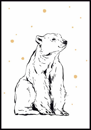 Plakat Niedźwiedź polarny