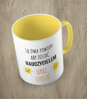 Kubek są dwa powody aby zostać nauczycielem