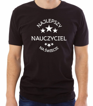 Koszulka najlepszy nauczyciel na świecie