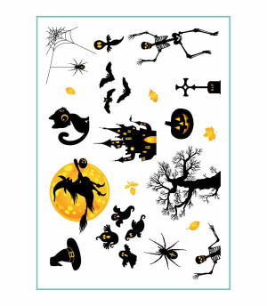 Tatuaże tymczasowe Halloween 01