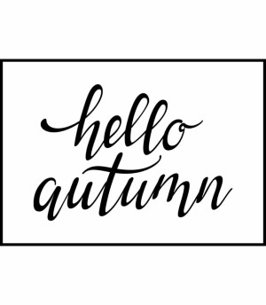 Plakat hello autumn