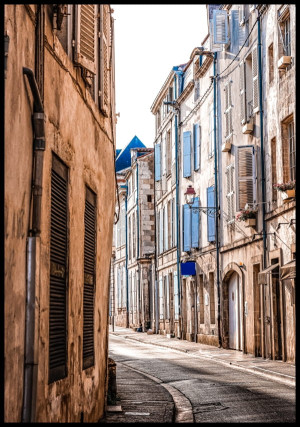 Plakat uliczka w la Rochelle