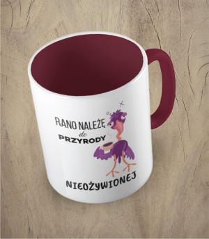 Kubek rano należę do przyrody nieożywionej
